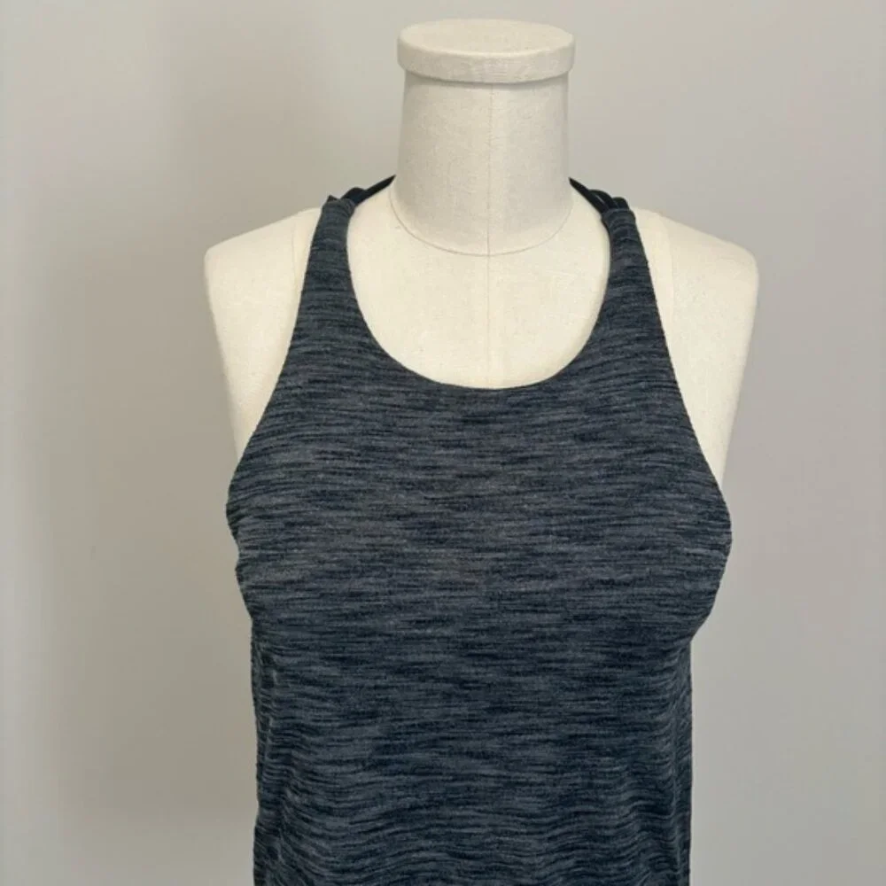 Lululemon Raise The Barre Tank Low Back Workout Tank Top With Sports Bra Size 6 - Picture 8 of 16
